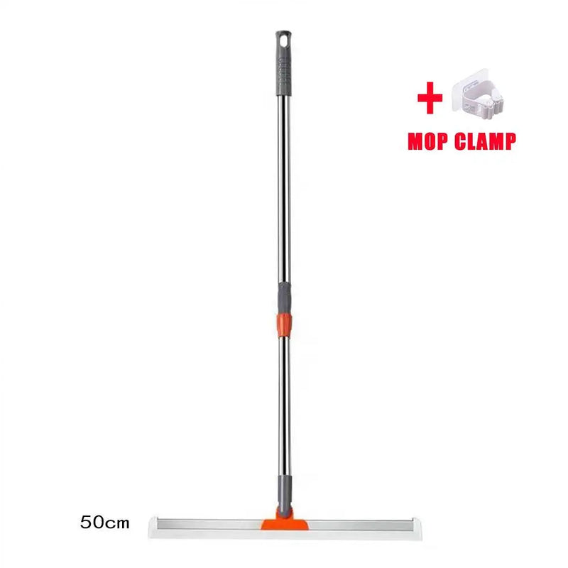 Heavy-Duty Floor Squeegee with Aluminum Handle