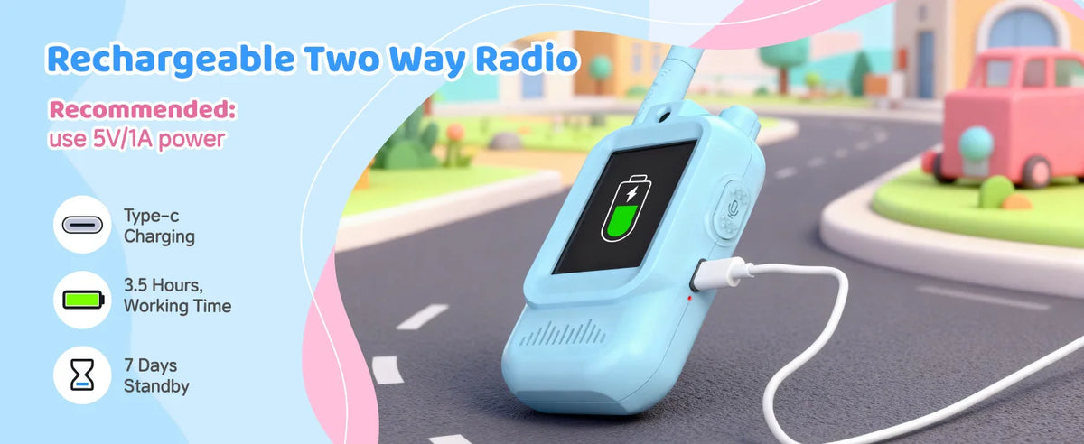 Kids Video Walkie Talkie with Camera – 2-Pack
