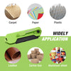 Folding Utility Knife 3-Pack with Quick-Change Blades and Belt Clip