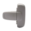 A gray self-locking refrigerator safety latch designed for toddlers.