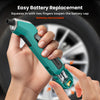 Digital Tire Pressure Gauge with Backlit Display and 3–200 PSI Range
