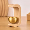Cloche de Porte en Bois Magnétique
