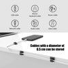 Complete Cable Management Kit with Adhesive Clips and Ties