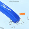 Blue KW-trio magnetic head cleaning waste needle with tail magnet shown in close-up
