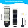 All-in-One Solar-LED-Straßenlaterne mit Fernbedienung