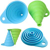 Collapsible Silicone Funnel for Engine Oil and Washer Fluid