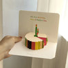 3D Pop-Up Birthday Cake Greeting Card