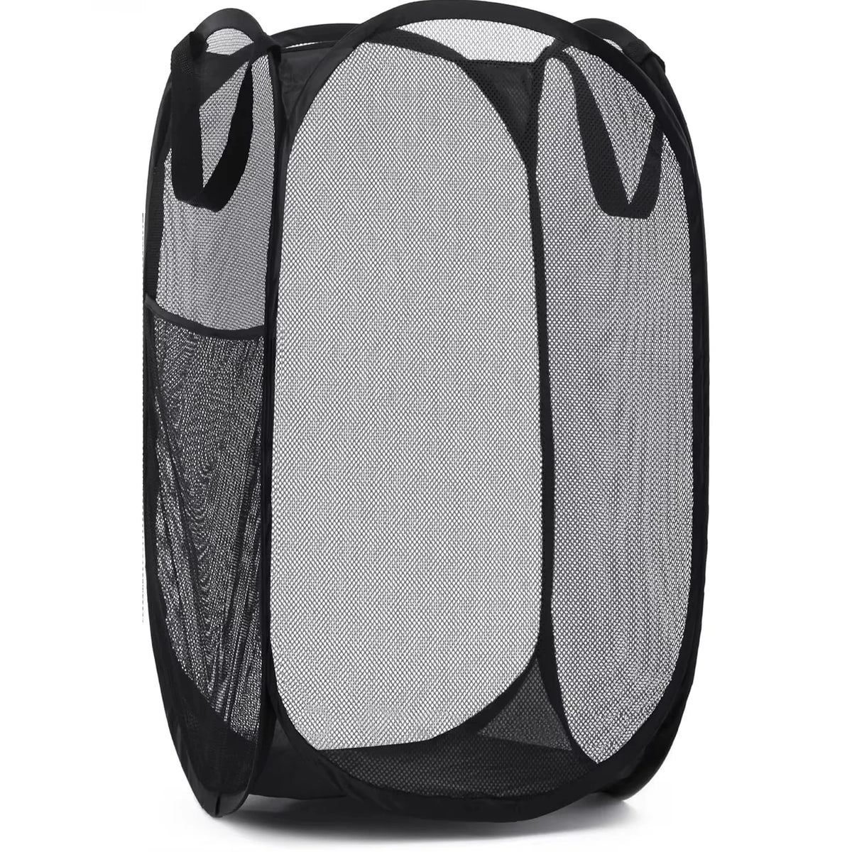 Collapsible Mesh Laundry Basket with Handles