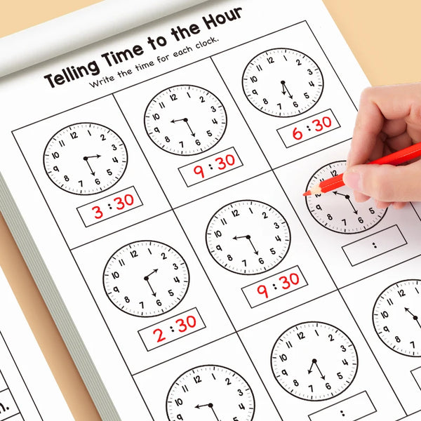 Cuaderno de trabajo para aprendizaje infantil para educación temprana