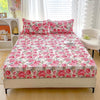 Botanical Floral Fitted Sheet – Soft Polyester Bedding for Everyday Comfort