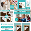 Magnetic kitchen cabinet locks for child safety installation and protection