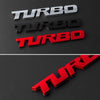 3D Turbocharged Metal Alloy Car Badge Emblem