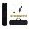 Black 32-key melodica instrument with a carrying case and mouthpiece.