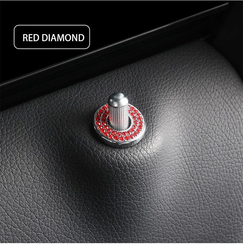 Crystal Car Door Lock Pin Covers for Mercedes-Benz