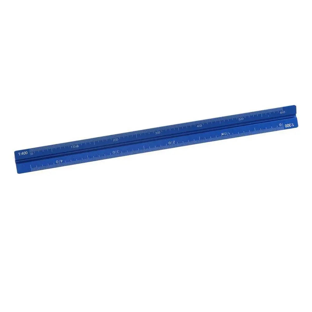 Aluminum Triangular Scale Ruler for Students (15cm/30cm)