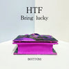 Sequin Floral Evening Clutch with Chain