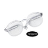 Clear plastic sunglasses designed for dolls, available in 15cm and 20cm sizes.