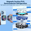 Magnetic Phone Cooler with Temperature Display
