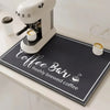 Fast-Drying Kitchen Absorbent Mat for Coffee Stations and Countertops