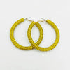 Rainbow Crystal Hoop Earrings