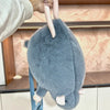 Cute Plush Mouse Backpack with Flower Design