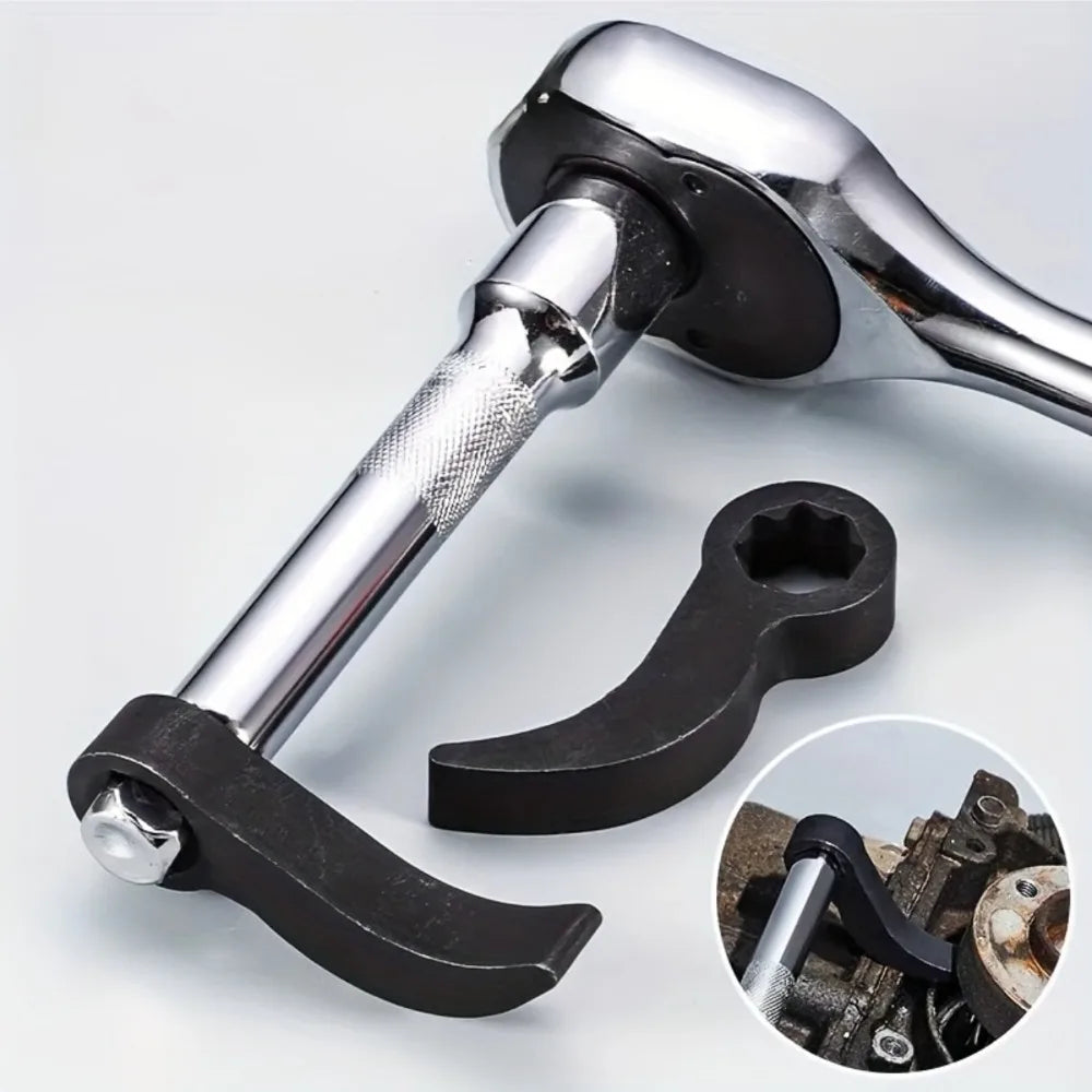 Angle-Type Half Axle Disassembly Tool with Drive Pry Bar Adapter