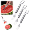 2-in-1 Watermelon Cutter - Dual-Head Stainless Steel Fruit Slicer