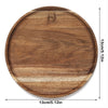 Natural Wooden Serving Tray for Home Decor