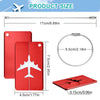 Aircraft-Grade Aluminum Luggage Tag with ID Card Slot