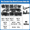 12.9 Grade Carbon Steel Hex Socket Cap Screw and Nut Assortment Kit