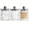 Clear Cotton Swab Holder with Lid
