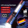 Rechargeable LED Flashlight with LCD Display and Zoom