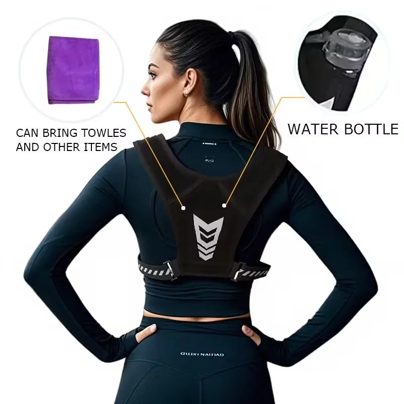 Adjustable Weighted Vest for Running & Fitness