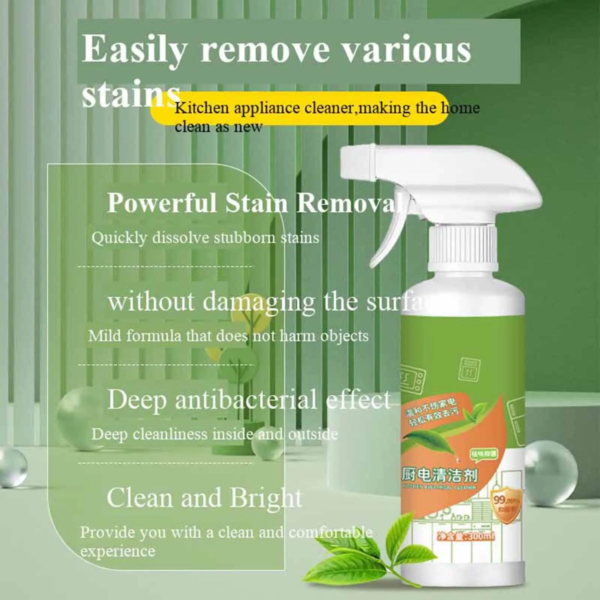 Concentrated All-Purpose Kitchen Degreaser Spray