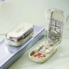 Portable Pill Cutter and Storage Box with Dustproof Lid