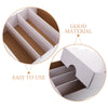 Diagrams showing the easy to use and good material features of a large-capacity foldable trading card storage box.