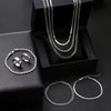 Unisex Stainless Steel Jewelry Set
