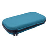 A teal shockproof EVA stethoscope storage case with a black zipper and organizer pouch.