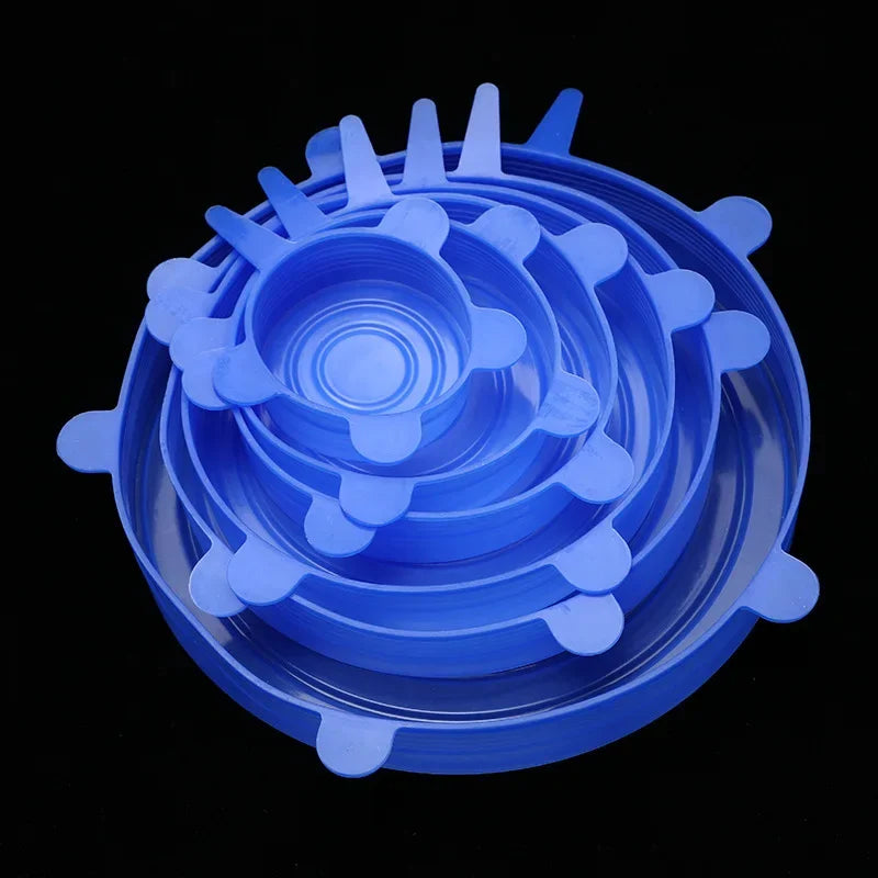 Reusable Silicone Stretch Lids (Set of 6)