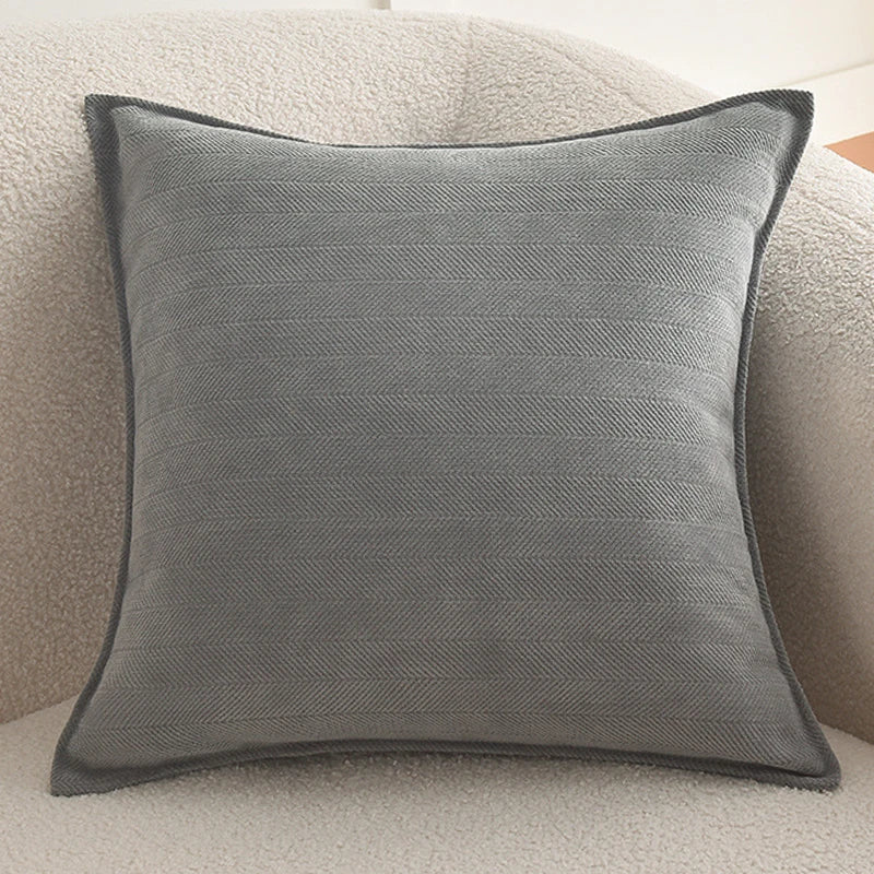 Luxury Chenille Throw Pillow Covers – Soft Square Cushion Cases for Sofa, Bed, and Living Room