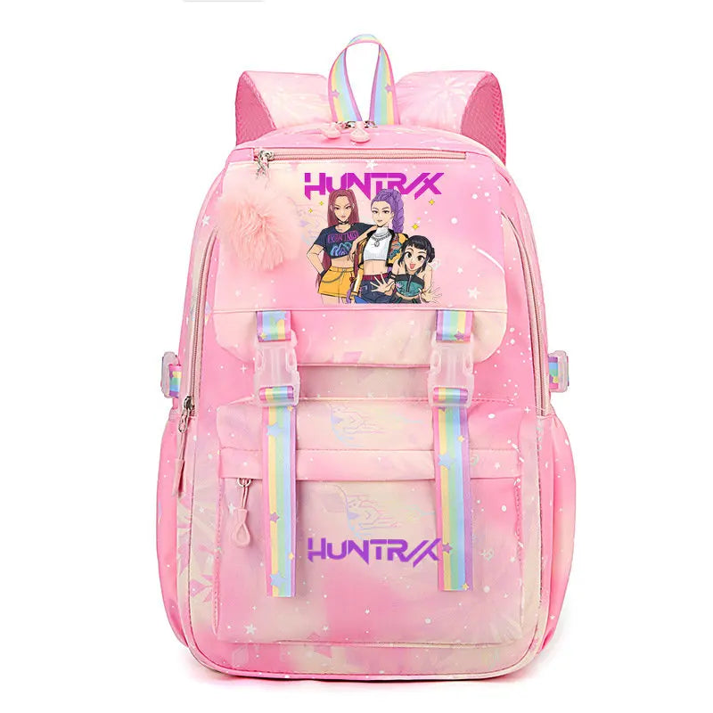 Stylish Letter Print Nylon Backpack for Everyday Use