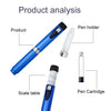 Reusable Metal Injection Pen - Adjustable Dosage 0-60 IU with Carrying Case