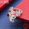 925 Sterling Silver Butterfly Ring