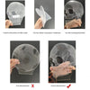 Demonstration of a 3D illusion sports night light with remote control showing protective film, membrane tear, and correct use