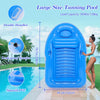 Inflatable Tanning Pool Lounger with Ice Bar & Cup Holders