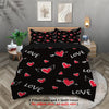3-Piece Microfiber Comforter Set with Duvet Cover and Pillowcases