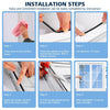 Self-Adhesive Invisible Window Screen Mesh