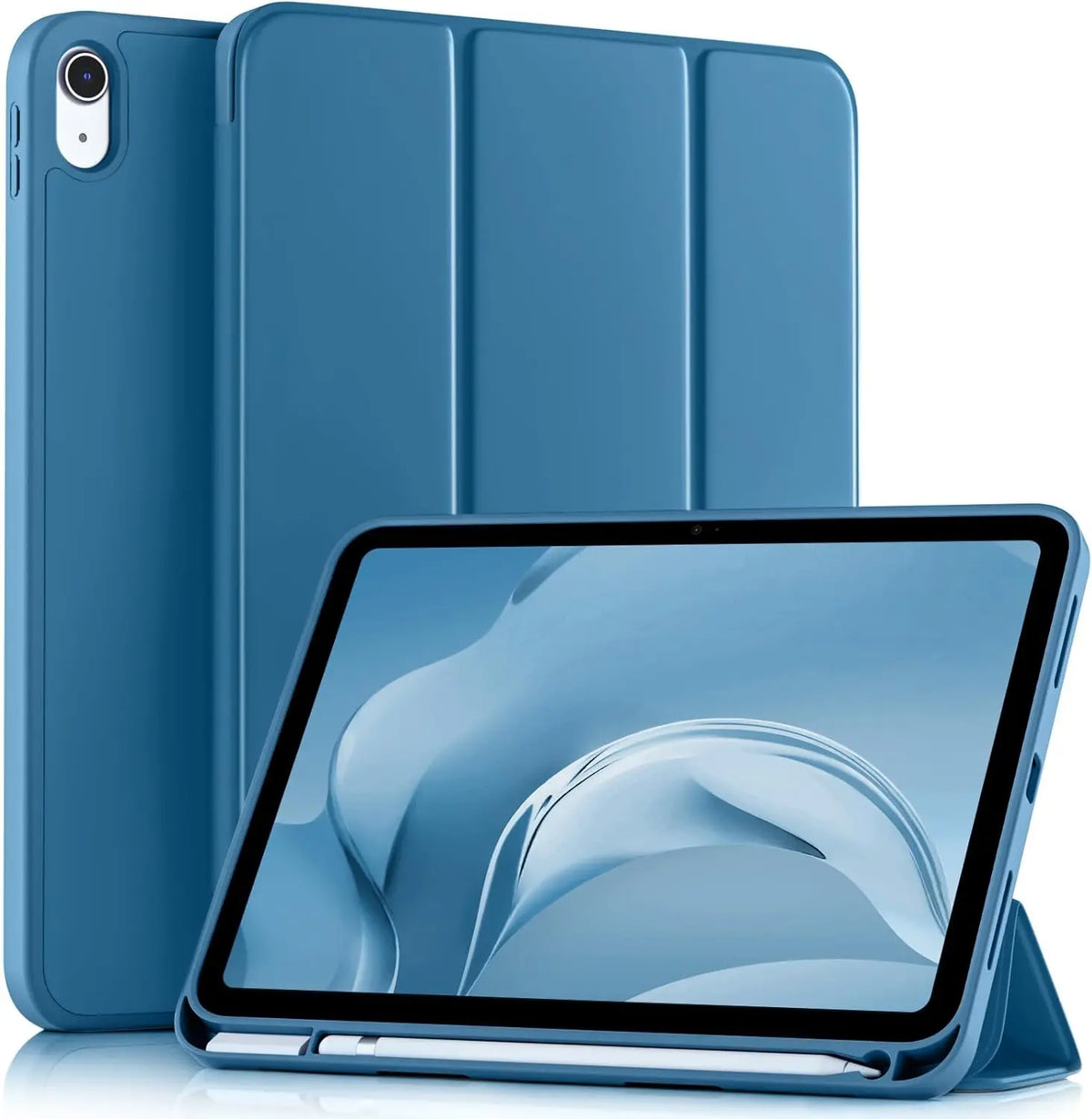 Slim Protective Case for iPad 11th Generation with Pencil Holder