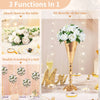 Set of 6 Silk Rose Flower Balls for Wedding & Event Decor