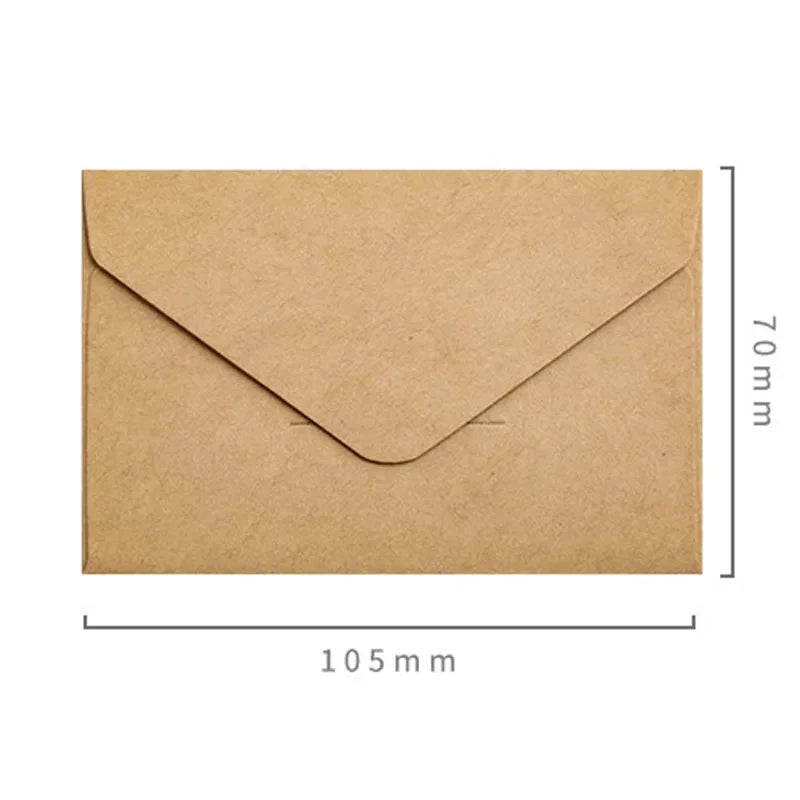 Classic Kraft Paper Envelopes with Window for Weddings & Gifts